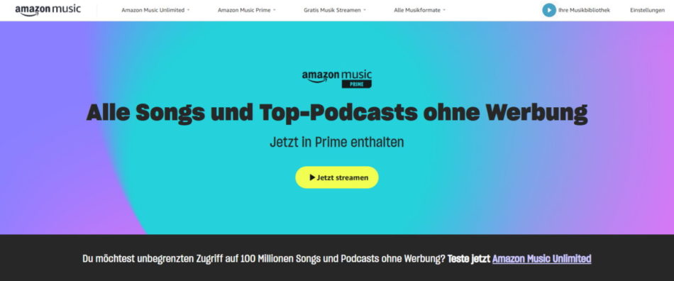 Amazon Prime Music: Das Downloadportal im Detail